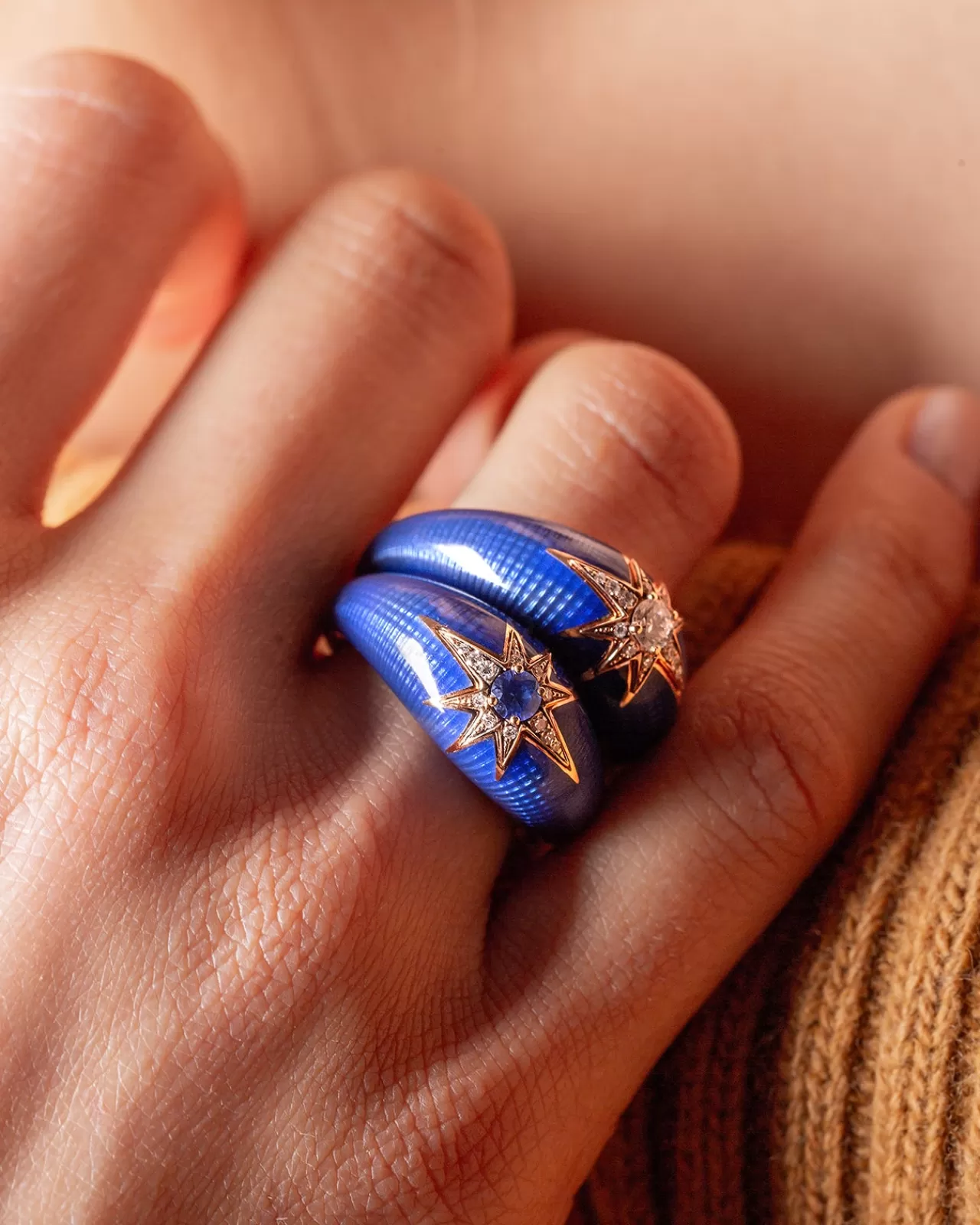 Aida Bague Bleu Marinediamants^Selim Mouzannar Hot