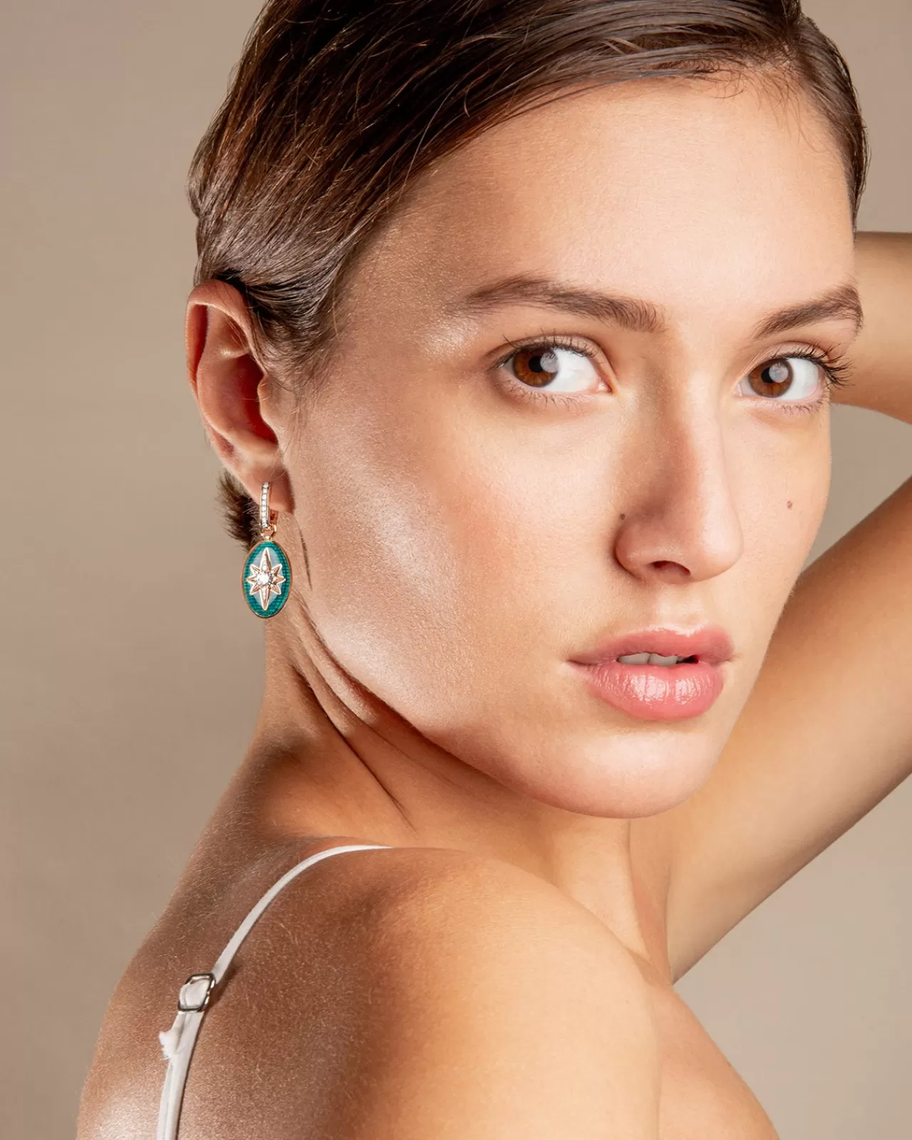 Aida Petrole Boucles D'Oreillesdiamants^Selim Mouzannar Outlet