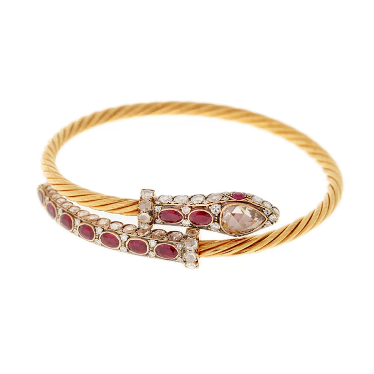 Basilik Braceletdiamants - Rubis^Selim Mouzannar Best