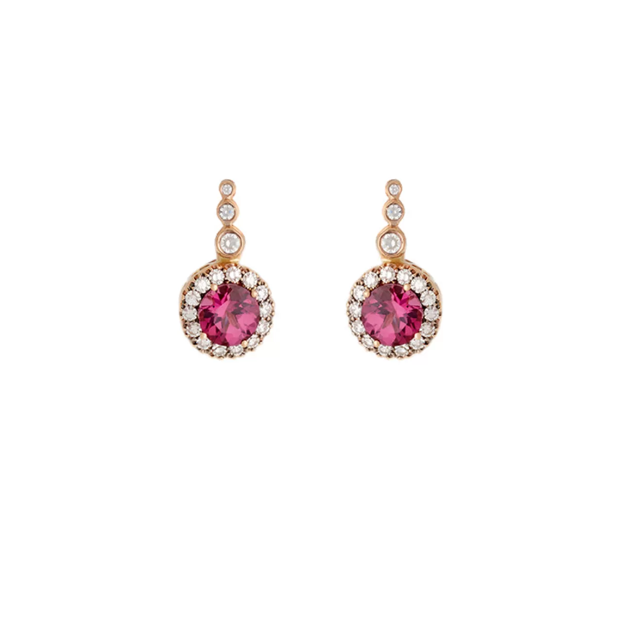 Beirut Boucles D'Oreillesrhodolites - Diamants^Selim Mouzannar Discount