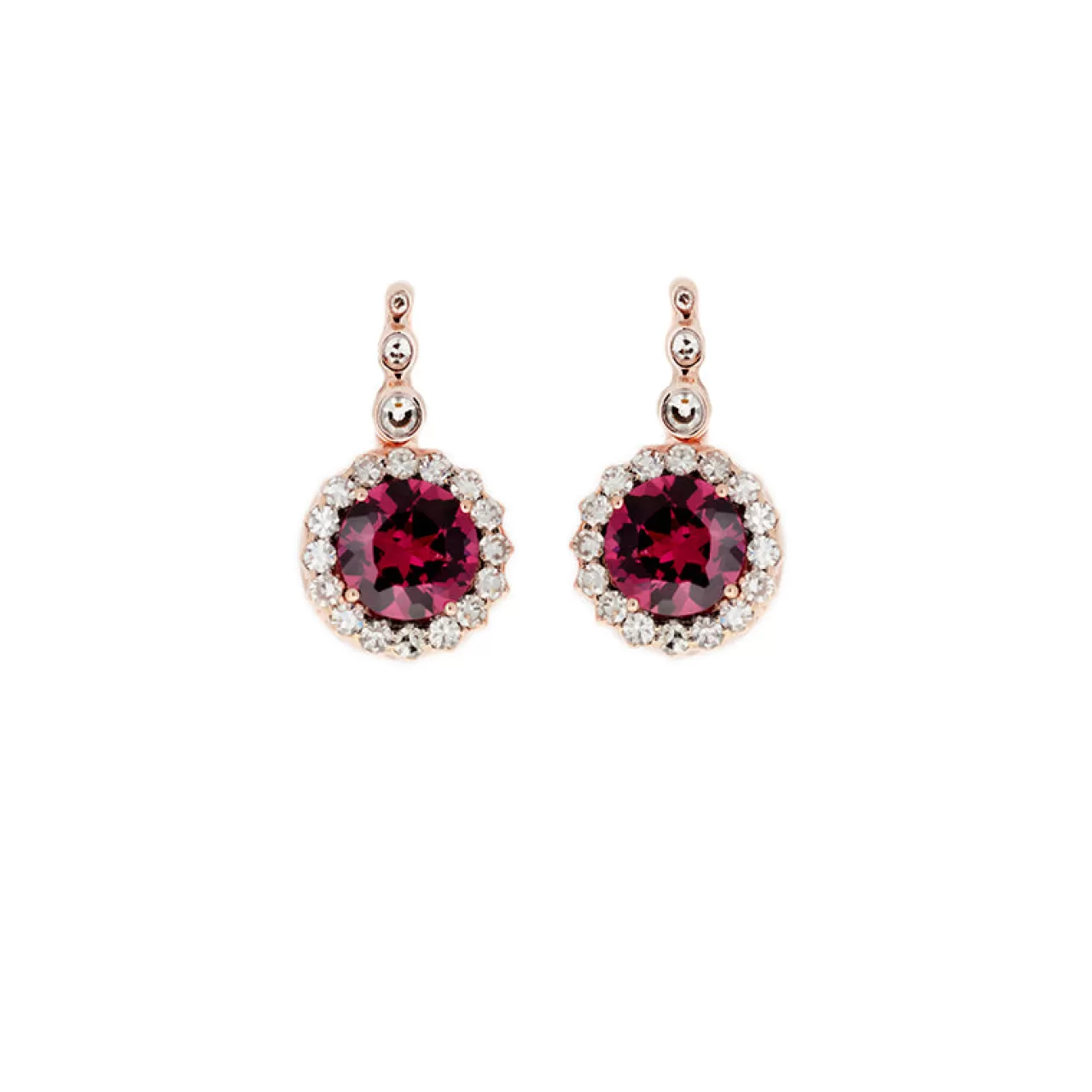 Beirut Boucles D'Oreillesrhodolites - Diamants^Selim Mouzannar Discount