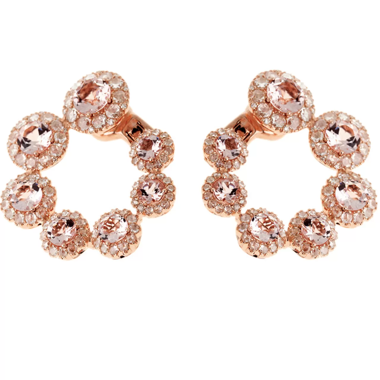 Beirut Circle Boucles D'Oreillesmorganites - Diamants^Selim Mouzannar Clearance