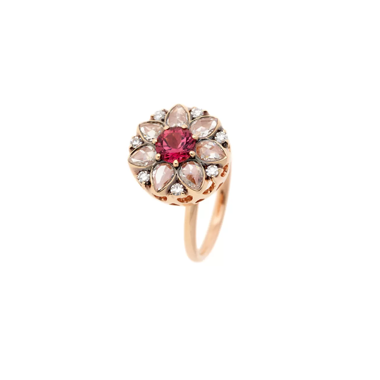 Beirut Rosace Baguetourmaline Rose - Diamants^Selim Mouzannar Discount