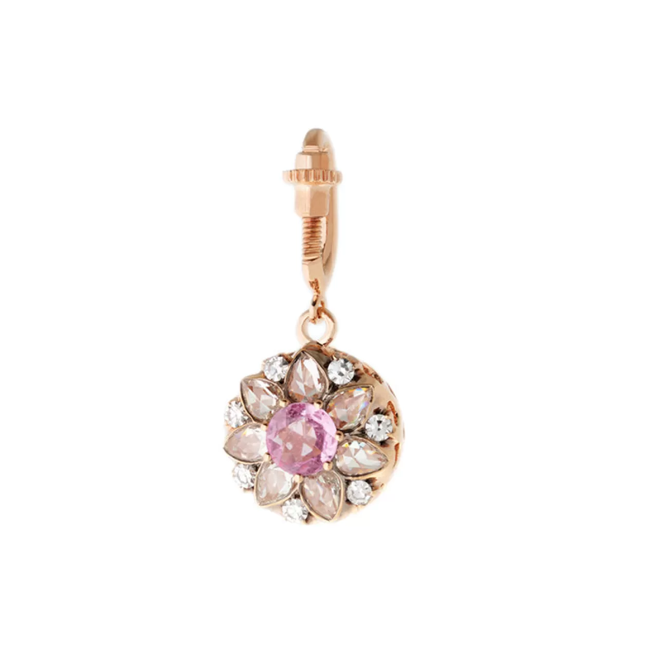 Beirut Rosace Charm Saphir Rose - Diamants^Selim Mouzannar New