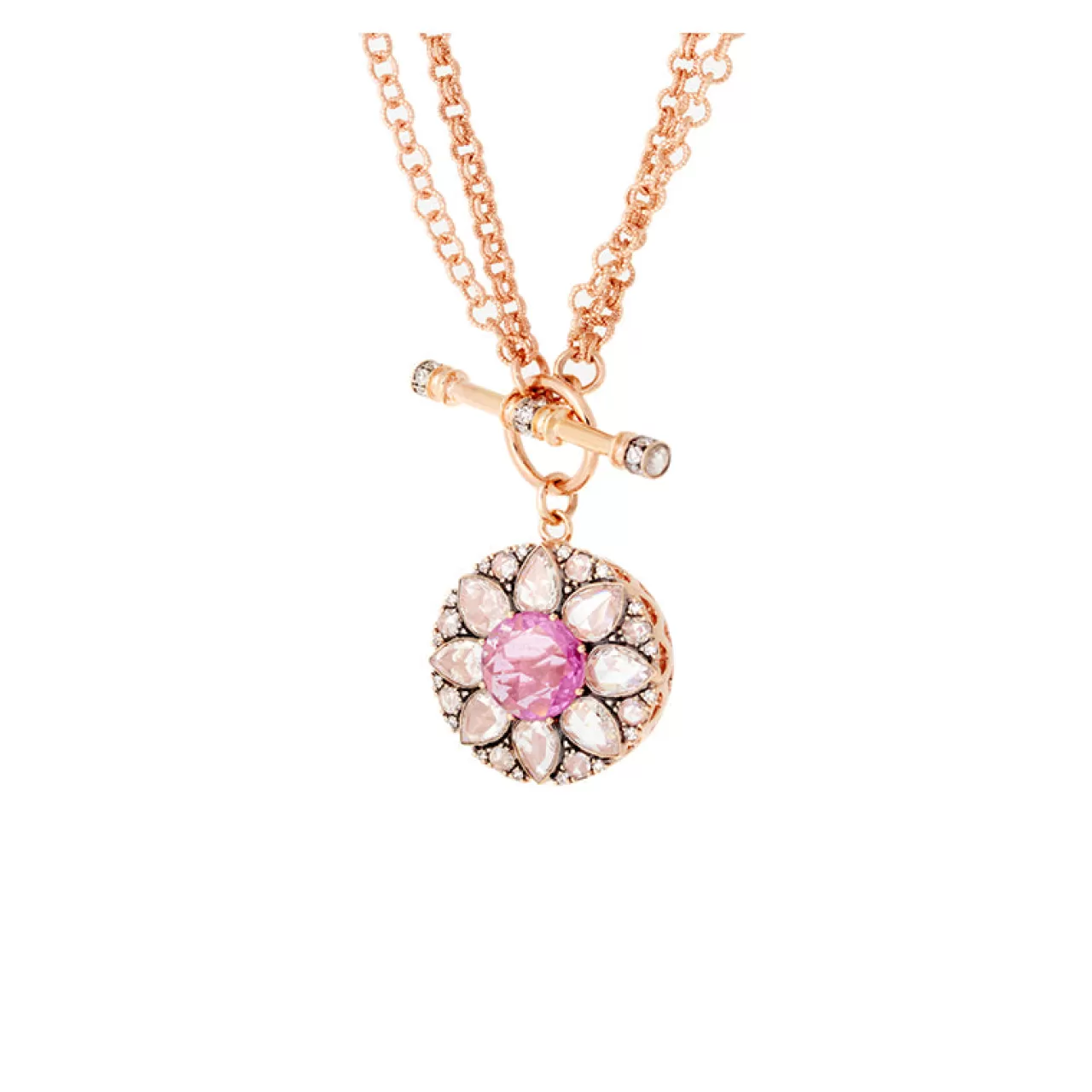 Beirut Rosace Pendentifsaphir Rose - Diamants^Selim Mouzannar Cheap