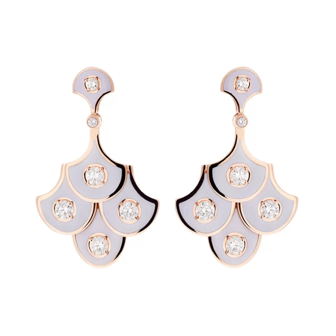 Fish For Love Boucles D'Oreilles Lilasdiamants^Selim Mouzannar Fashion