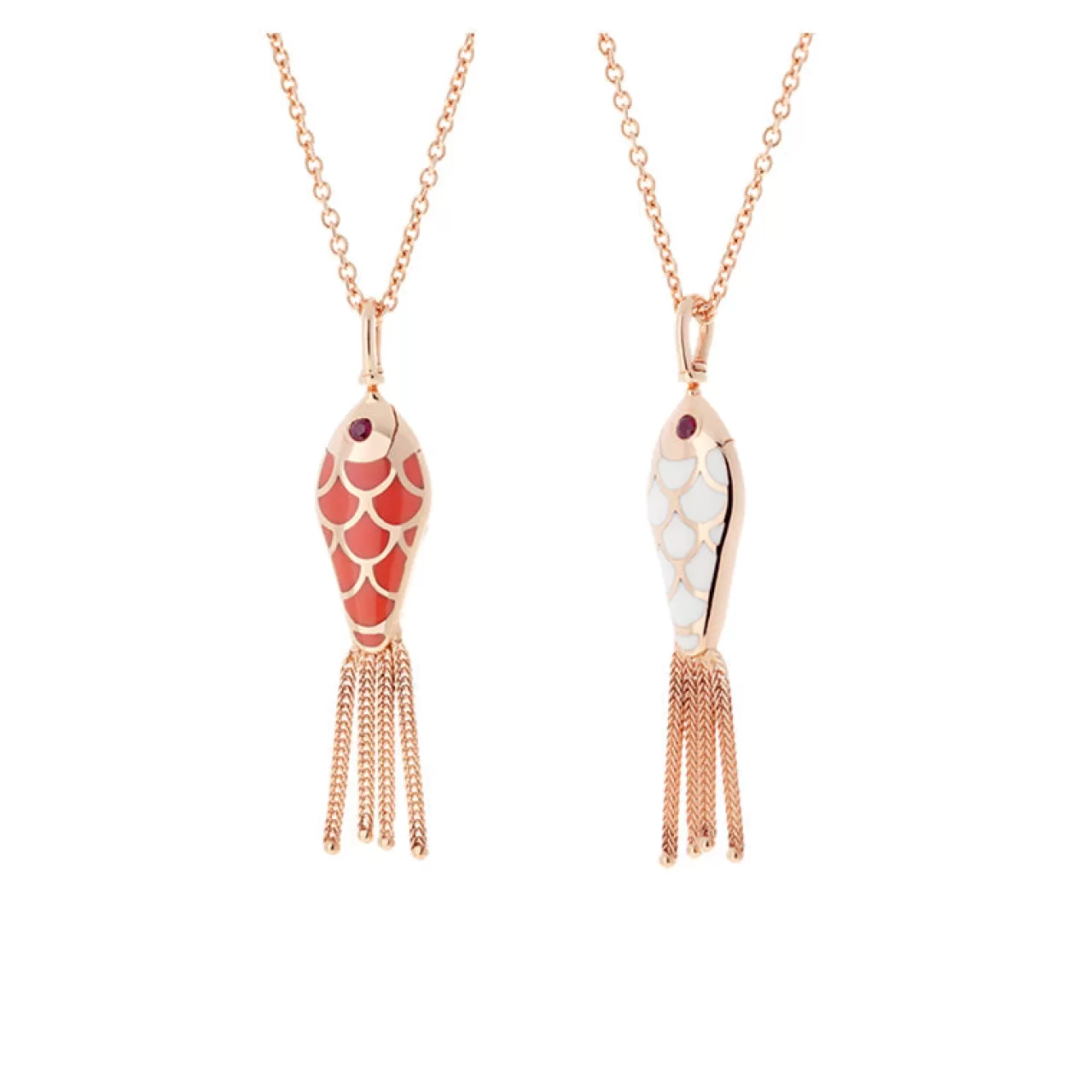 Fish For Love Pendentif Corail & Ivoirerubis^Selim Mouzannar Cheap