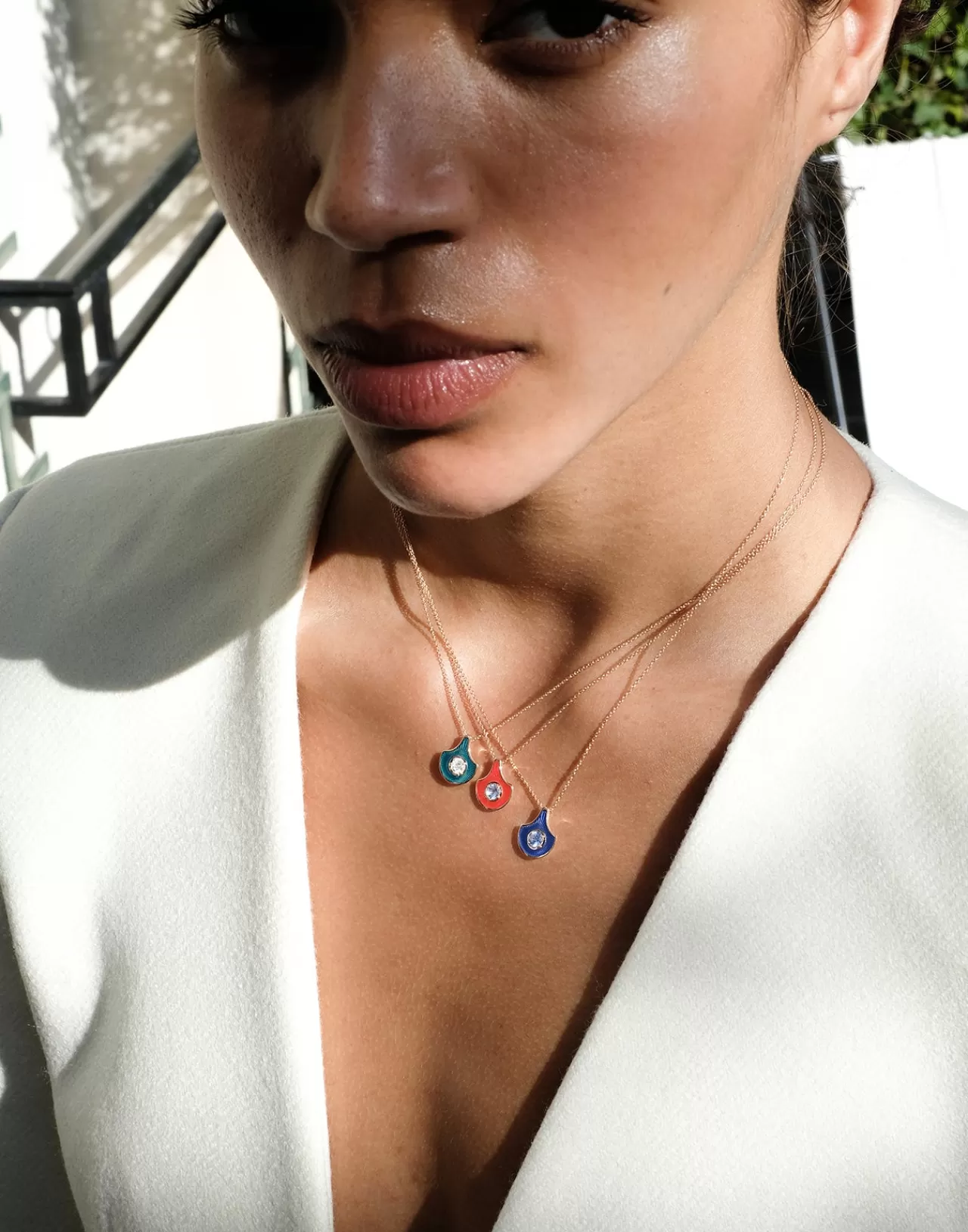 Fish For Love Pendentif Corailsaphir Bleu^Selim Mouzannar Cheap