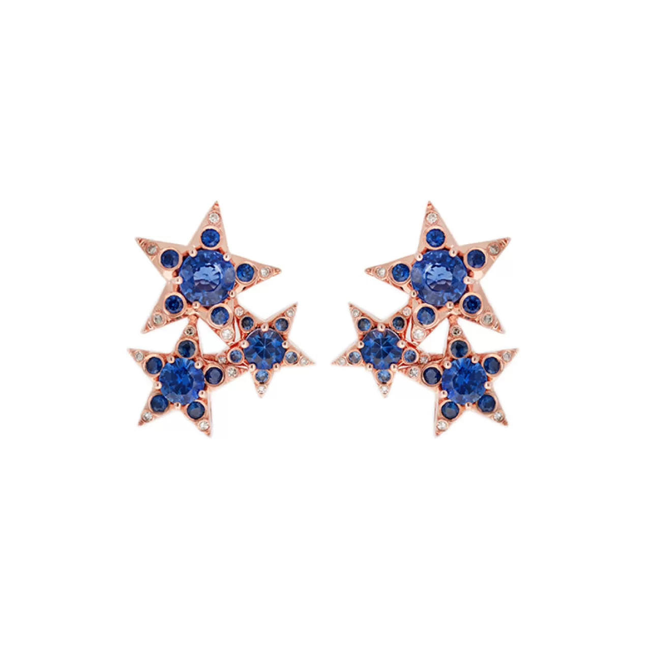 Istanbul Boucles D'Oreillessaphirs Bleus - Diamants^Selim Mouzannar Sale