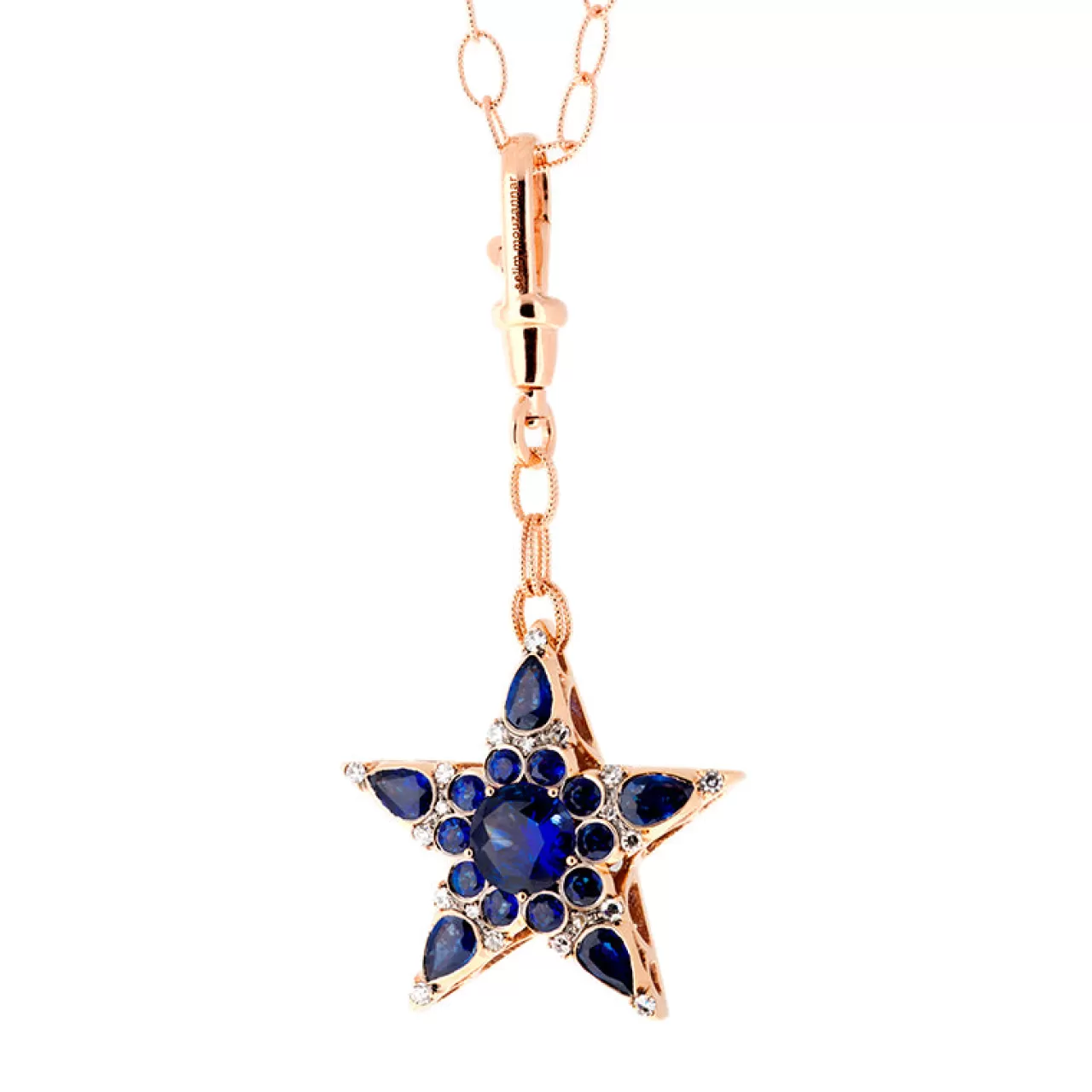 Istanbul Pendentifsaphirs Bleu - Diamants^Selim Mouzannar Online