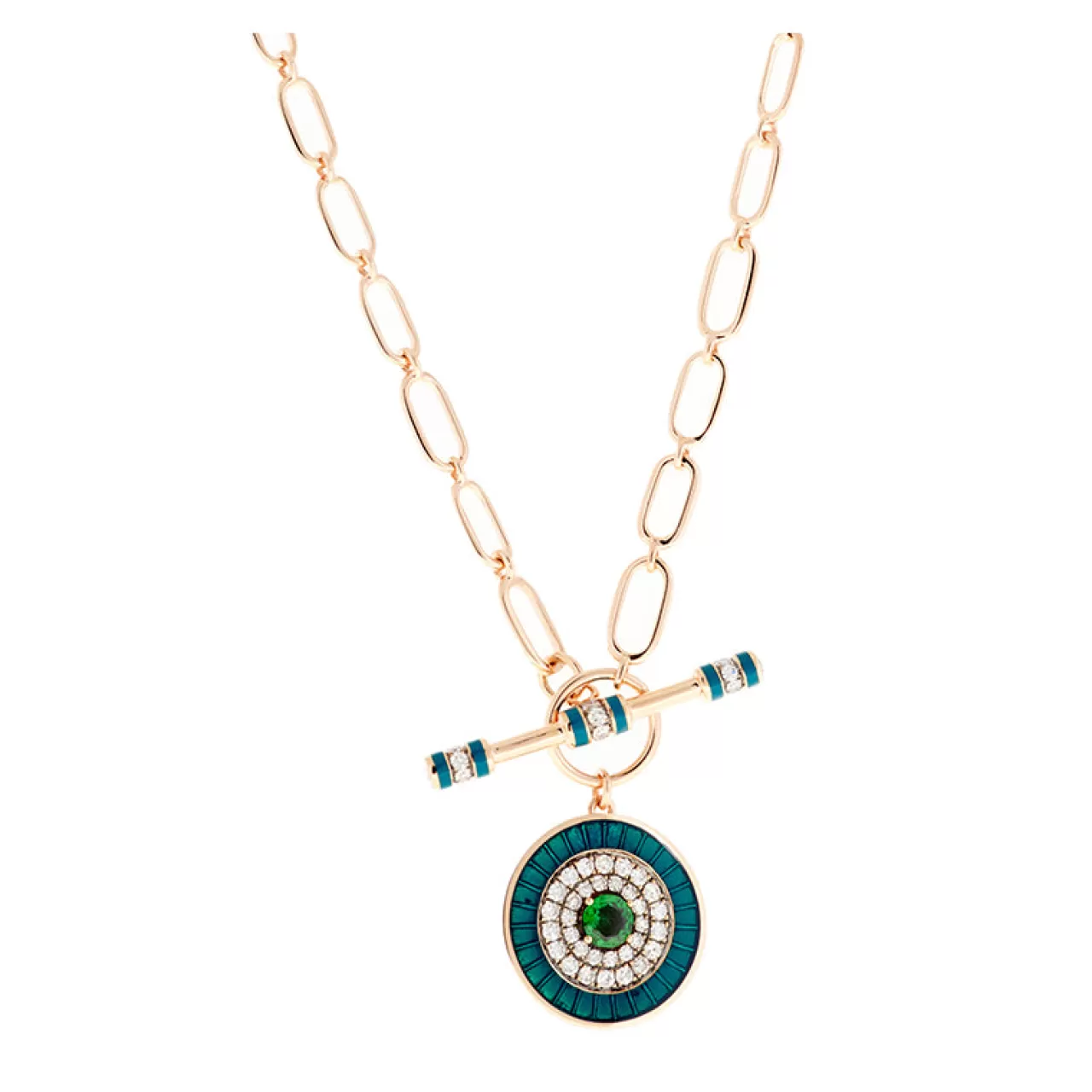 Kastak Collier Oeil Petroletsavorite - Diamants^Selim Mouzannar Discount