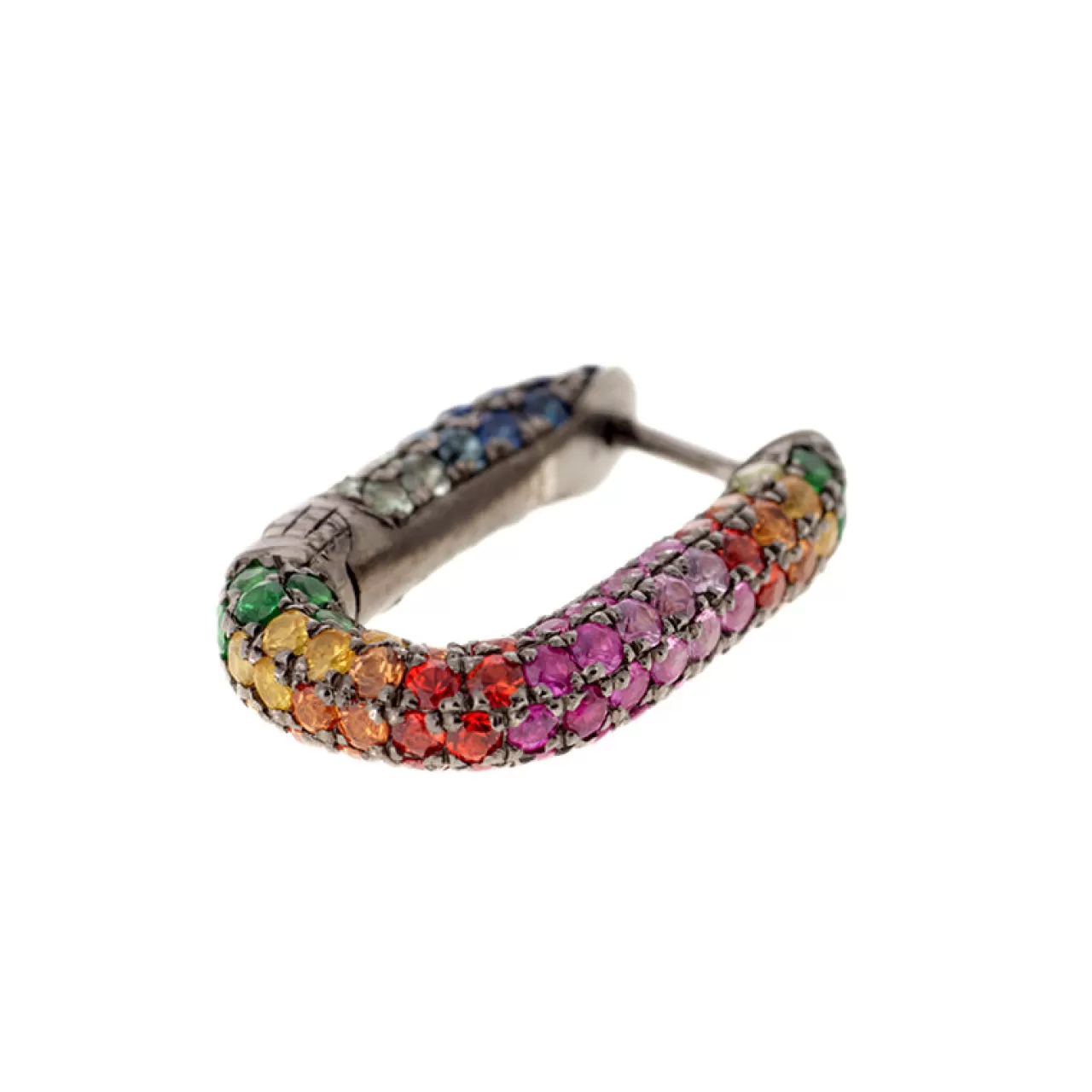 Link Boucle D'Oreille Saphirs Colores - Tsavorites^Selim Mouzannar Sale