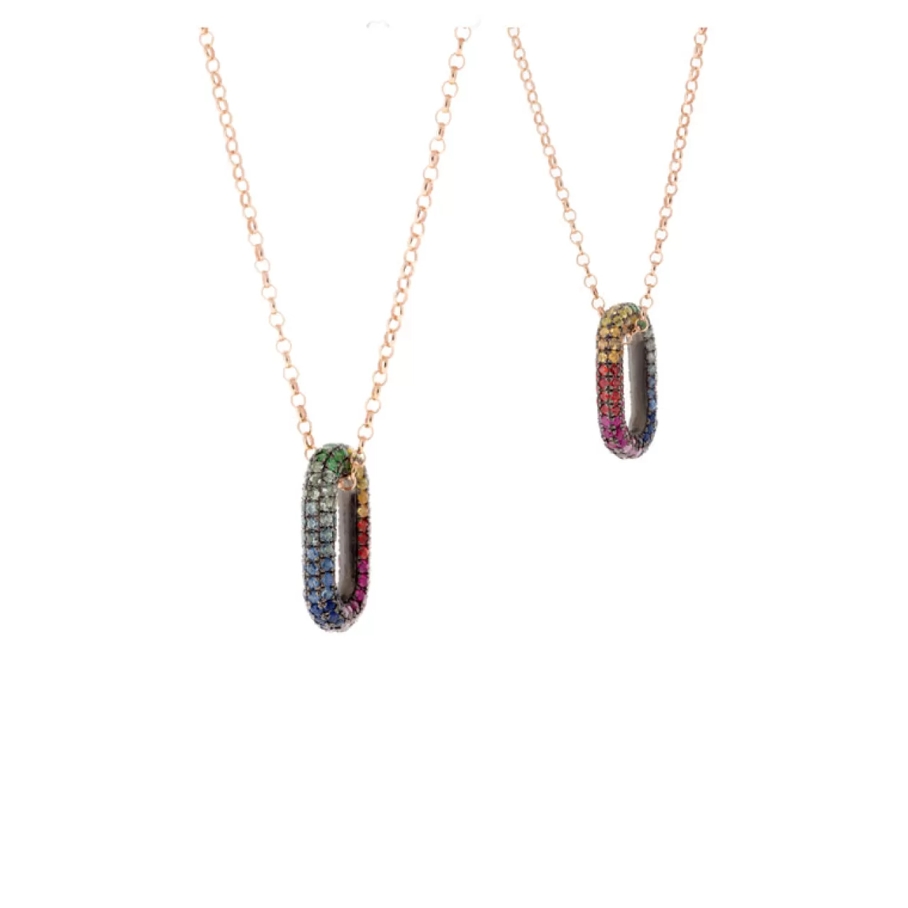 Link Pendentifsaphirs Colores - Tsavorites^Selim Mouzannar Shop