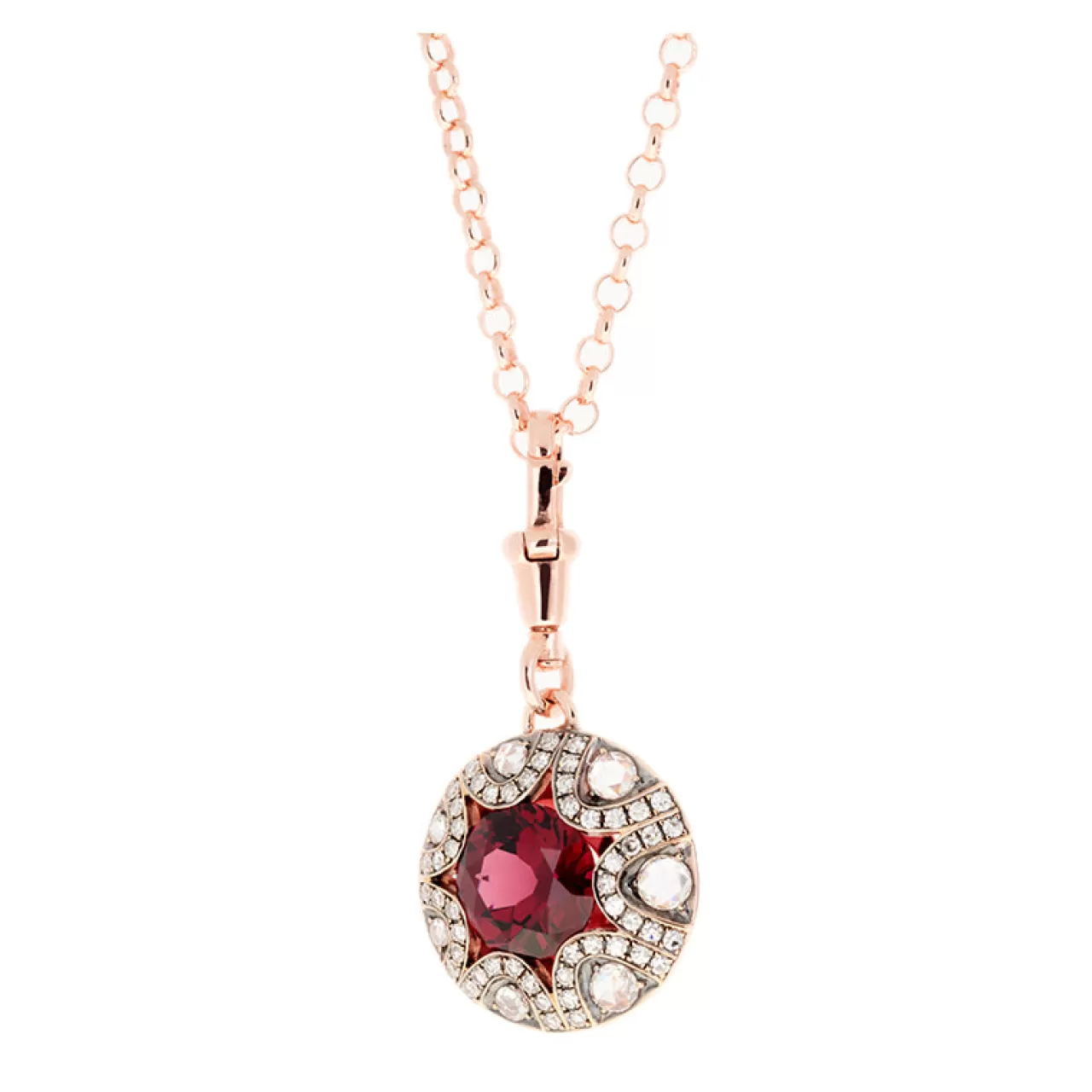 Mille Et Une Nuits Pendentifrhodolite - Diamants^Selim Mouzannar Shop