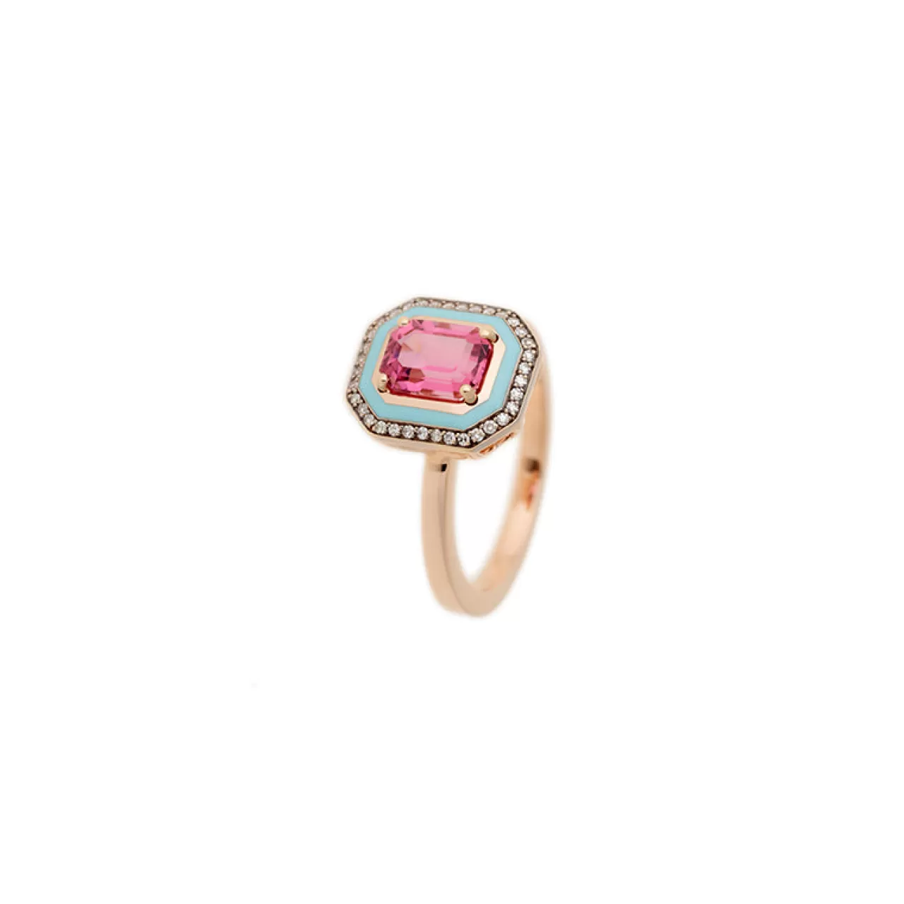 Mina Bague Bleu Clair- Tourmaline Rosediamants^Selim Mouzannar Store