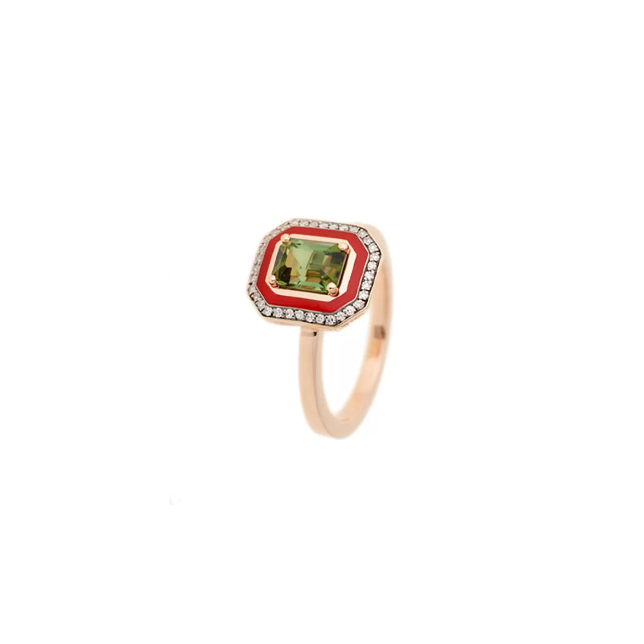 Mina Bague Orangetourmaline Verte - Diamants^Selim Mouzannar Discount