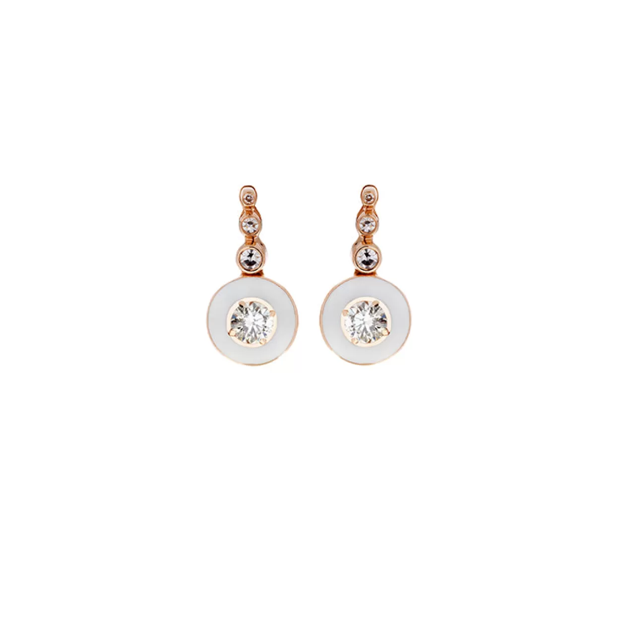 Mina Boucles D'Oreilles En Ivoirediamants^Selim Mouzannar Cheap