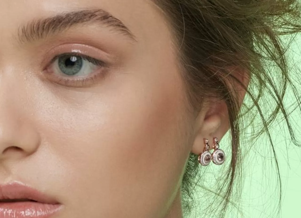 Mina Boucles D'Oreilles En Ivoiretourmalines Roses - Diamants^Selim Mouzannar Clearance