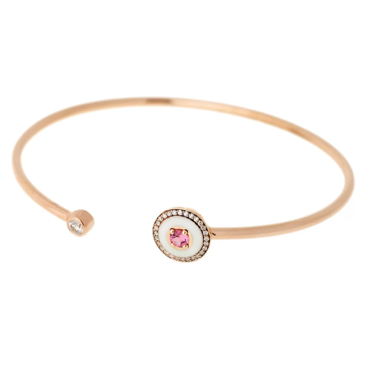 Mina Bracelet Ivoiretourmaline Rose - Diamants^Selim Mouzannar Hot