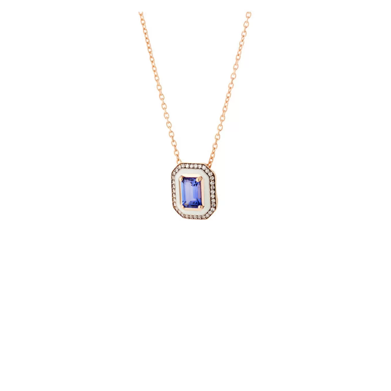 Mina Pendentif Ivoiretanzanite - Diamants^Selim Mouzannar Store