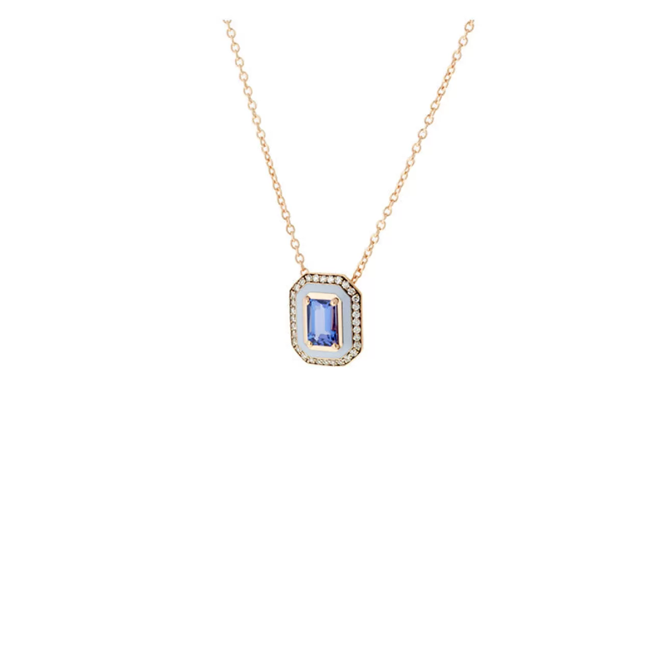 Mina Pendentif Lilastanzanite - Diamants^Selim Mouzannar New