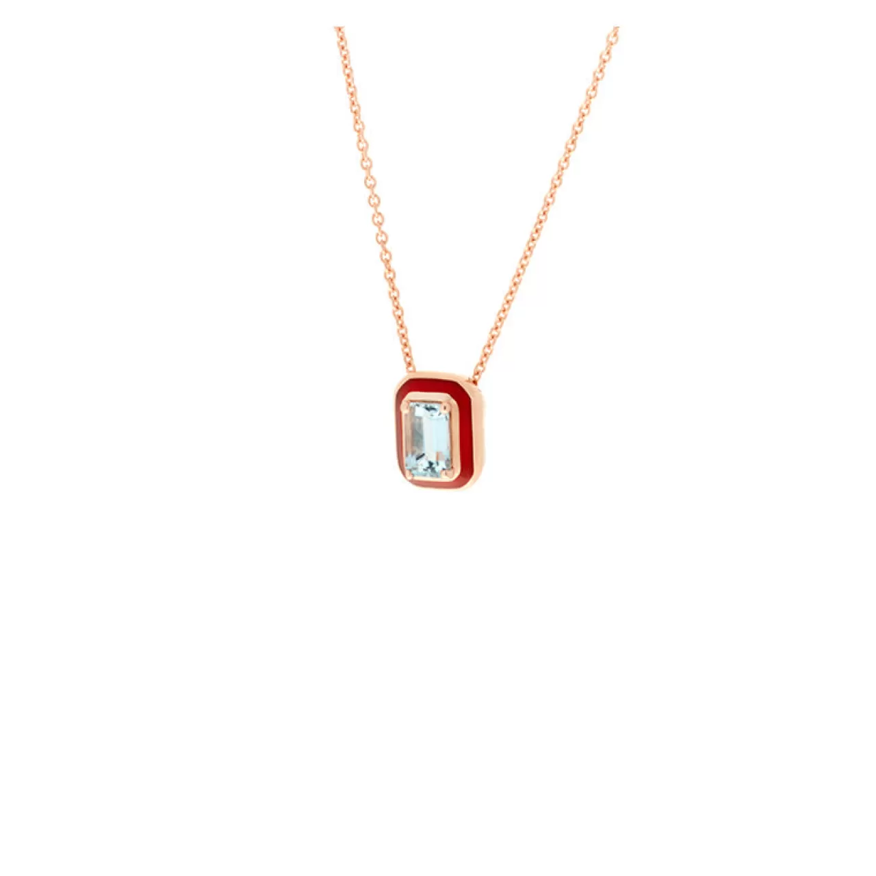 Mina Pendentif Orangeaigue-Marine^Selim Mouzannar Fashion