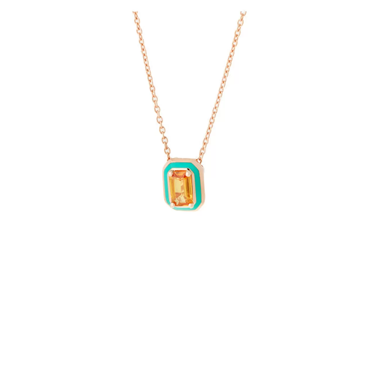 Mina Pendentif Turquoisesaphir Orange Clair^Selim Mouzannar Online